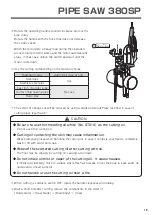 Preview for 17 page of Asada 380SP Instruction Manual