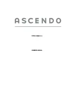 Ascendo C8 Renaissance User Manual preview