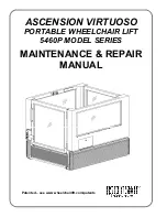 Preview for 1 page of Ascension VIRTUOSO 5460P Series Maintenance And Repair Manual