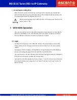 Preview for 10 page of Ascent Communication Technology IRD1516 Quick Reference Manual