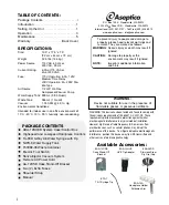 Preview for 2 page of Aseptico ADU-12DCEB Task Force Deluxe Operation And Maintenance Instruction Manual