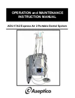 Aseptico ADU-17A2 Express Air 2 Operation And Maintenance Instruction Manual preview