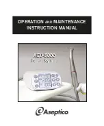 Aseptico AEU-5000 Operation And Maintenance Instruction Manual preview