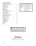 Preview for 2 page of Aseptico AEU-7000E-70V Service Manual & Parts List