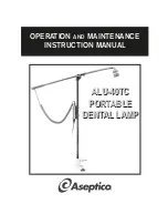 Aseptico ALU-40TC Operation And Maintenance Instruction Manual preview