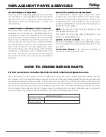 Preview for 45 page of Ashley AG23 Owner’S Instruction And Operation Manual