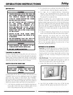 Preview for 15 page of Ashley AP5617-P Owner’S Instruction And Operation Manual