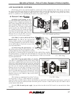 Preview for 17 page of Ashly Pema 4125 Operating Manual