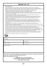 Preview for 60 page of Asist AE3KM25DN Instructions For Use Manual