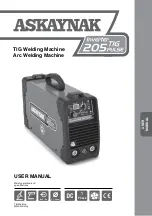 Preview for 39 page of ASKAYNAK Inverter 205 TIG/PULSE User Manual