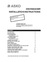 Asko D5424XLS Installation Instructions Manual preview