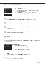 Preview for 19 page of Asko FN31831I Instructions For Use Manual