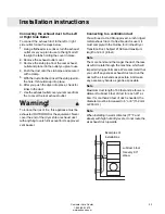 Preview for 23 page of Asko T702 Operating Instructions Manual