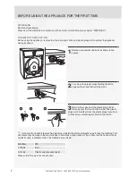 Preview for 8 page of Asko W2084.W.U Instructions For Use Manual