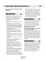 Preview for 6 page of Asko WMC Operating Instructions Manual