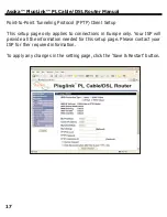 Preview for 18 page of Asoka PlugLink PL9920-BBR User Manual