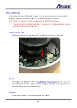 Preview for 56 page of Asoni CAM649MA User Manual