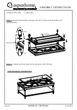 Preview for 2 page of aspenhome I233-9100 Assembly Instructions