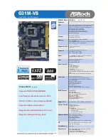 ASROCK G31M-VS Brochure preview