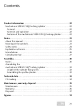 Preview for 21 page of Assa Abloy 1901508 Operating Instructions Manual