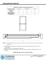 Preview for 4 page of Assa Abloy Adams Rite EX88 Preparation Manual And Installation Instructions