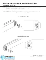 Preview for 6 page of Assa Abloy Adams Rite EX88 Preparation Manual And Installation Instructions