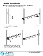 Preview for 7 page of Assa Abloy Adams Rite EX88 Preparation Manual And Installation Instructions