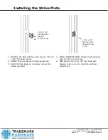 Preview for 8 page of Assa Abloy Adams Rite EX88 Preparation Manual And Installation Instructions