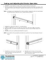 Preview for 9 page of Assa Abloy Adams Rite EX88 Preparation Manual And Installation Instructions