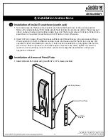 Preview for 11 page of Assa Abloy Corbin Russwin Access 800 Series Installation Instructions Manual