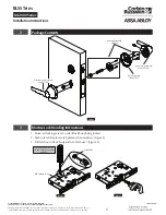 Preview for 3 page of Assa Abloy Corbin Russwin BLSS ML2000 Series Installation Instructions Manual