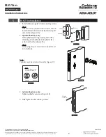 Preview for 6 page of Assa Abloy Corbin Russwin BLSS ML2000 Series Installation Instructions Manual