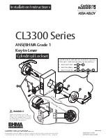 Assa Abloy Corbin Russwin CL3300 Series Installation Instructions Manual preview