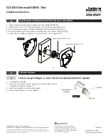 Preview for 4 page of Assa Abloy Corbin Russwin CLX3300 Series Installation Instructions