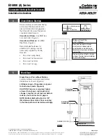 Preview for 4 page of Assa Abloy Corbin Russwin ED5800 Series Installation Instructions Manual