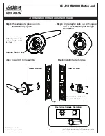 Preview for 24 page of Assa Abloy Corbin Russwin SE LP10 ML20600 Installation Instructions Manual