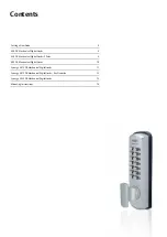 Preview for 3 page of Assa Abloy Lockwood 002 DX Service Manual