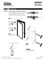 Preview for 11 page of Assa Abloy Sargent 7300 Series Installation Instructions Manual