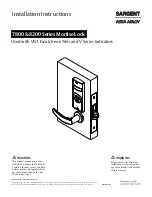 Assa Abloy Sargent 7800 Series Installation Instructions Manual preview