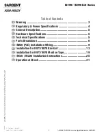 Preview for 2 page of Assa Abloy SARGENT IN120 Wi-Fi Series Installation Instructions Manual