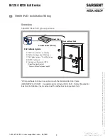 Preview for 9 page of Assa Abloy SARGENT IN120 Wi-Fi Series Installation Instructions Manual