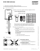 Preview for 11 page of Assa Abloy SARGENT IN120 Wi-Fi Series Installation Instructions Manual