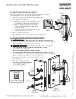 Preview for 11 page of Assa Abloy Sargent V.S2 Installation Instructions Manual