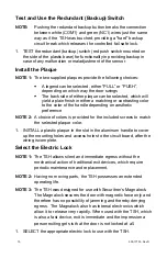 Preview for 10 page of Assa Abloy Securitron EL-TSH-BK Installation And Operation Instructions Manual