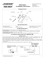 Assa Abloy Securitron R100 Installation Instructions preview