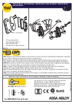 Preview for 1 page of Assa Abloy SR-A100-00DC Installation