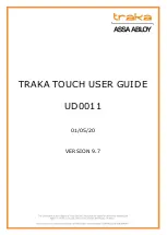 Preview for 1 page of Assa Abloy TRAKA UD0011 User Manual