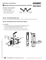 Preview for 12 page of Assa Abloy v.G1 Sargent Installation Instructions Manual