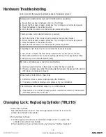 Preview for 19 page of Assa Abloy Yale Assure Lever YRL216 Installation And Programming Instructions