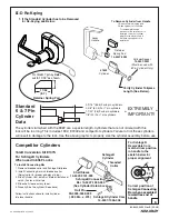 Preview for 6 page of Assa Abloy Yale eBoss 886F Series Installation Instructions Manual